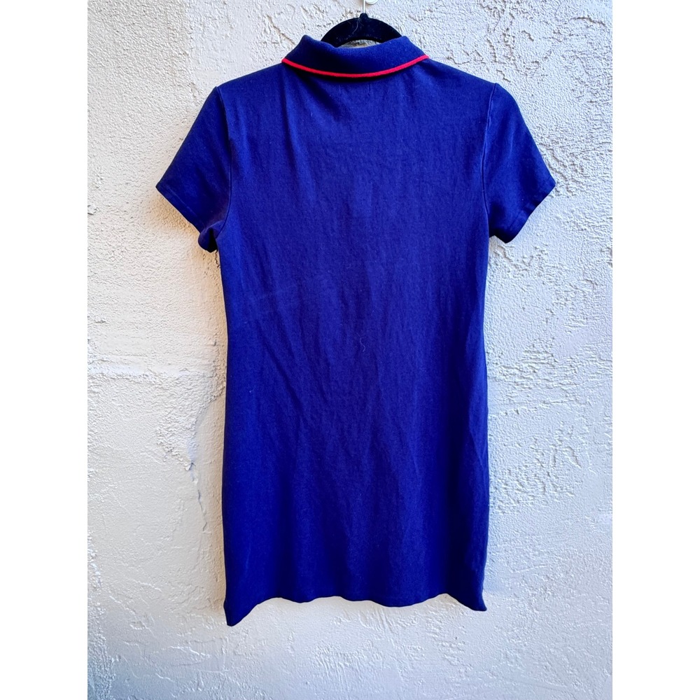 US Polo Womens Navy Blue Dress Collared Preppy Academia Collegiate Tennis - Picture 9 of 10